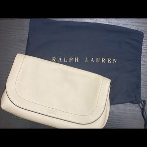 Polo Ralph Lauren Cream Clutch